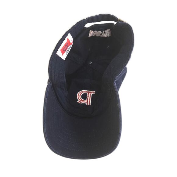 Bay State Apparel B Boston Baseball Hat Cap Navy Red - Picture 2 of 5